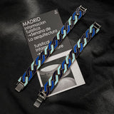 Coverwin BLUE CUBAN BRACELET