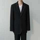 Coverwin 2024 New Fashion Men Spring outfit  No. 1463 STITCHED BLAZER JK