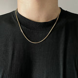 Coverwin EVERYDAY SNAKE BONE CHAIN NECKLACE