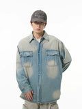 Coverwin Washed Denim Jacket