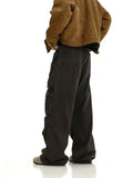 Coverwin  11423 WASHED BROWN MULTI POCKET STRAIGHT PANTS