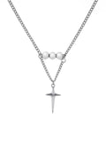 Coverwin CROSS STAR PENDANT NECKLACE