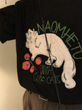 Coverwin 2024 New Fahion spring outfit Nagawl Cat with Tomatoes Tee