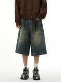 Coverwin spring outfits men summer outfit Vintage Wide Leg Shorts