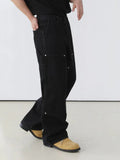 Coverwin  11271 BLACK CARPENTER STRAIGHT PANTS