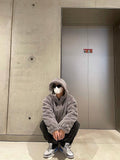 Coverwin 2024 New Fashion Men Spring outfit  No. 1337 FLEECE ZIP UP HOODIE