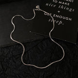 Coverwin SNAKE BONE NECKLACE