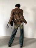 Coverwin  high street vintage mink hair knitwear na808