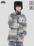 Coverwin painting color loose knit sweater na821