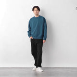 guys clothing styles Global Wok Sweater Men's 2024 Autumn and Winter Simple Loose Casual round Neck Solid Color Pullover