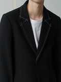 Coverwin 2024 New Fashion Men Spring outfit  No. 1463 STITCHED BLAZER JK