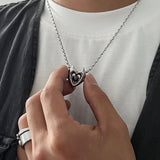 Coverwin CHAIN HEART PENDANT NECKLACE