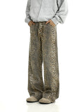 Coverwin 11400 LEOPARD STRAIGHT SLIM PANTS