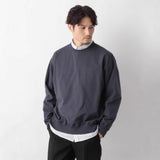 guys clothing styles Global Wok Sweater Men's 2024 Autumn and Winter Simple Loose Casual round Neck Solid Color Pullover