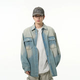 Coverwin Washed Denim Jacket