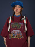 Coverwin 2024 New Fahion spring outfit c2 Vintage Garden Tee