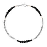 Coverwin BLACK PEARL CHAIN NECKLACE