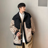 Coverwin Vatican Plaid Panel Jacket