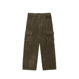 Coverwin 10851 CORDUROY CARGO STRAIGHT PANTS