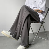 Coverwin spring outfits men summer outfit liu Essential Pleated Straight Trousers