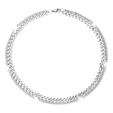 Coverwin DOUBLE LAYER PEARL CHAIN NECKLACE