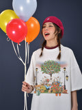 Coverwin 2024 New Fahion spring outfit c2 Vintage Garden Tee