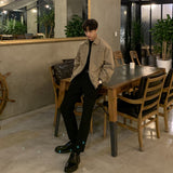 90s streetwear Spring and Autumn Coat Men's Korean-Style Fashionable Loose Short Workwear All-Matching Men's Casual High-End Jacket New