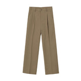 Coverwin  6211 CASUAL WIDE STRAIGHT DRAPE PANTS