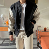 Coverwin 2024 New Fashion Men Spring outfit  No. 9346 TWO-TONE BASEBALL COLLAR JK (PRE-ORDER)