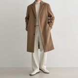 Coverwin 2024 New Fashion Men Spring outfit  No. 6170 WOOLEN TRENCH COAT