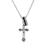 Coverwin CROSS RING PENDANT NECKLACE