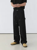 Coverwin  11271 BLACK CARPENTER STRAIGHT PANTS