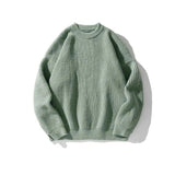 Coverwin Pleated Knitted Round Neck Bottoming Sweater