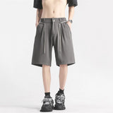 Coverwin 2024 Summer Ice Shorts for Mans Straight Leg Baggy Basics Cargo Shorts Men Running Motion Fashion Male Clothing