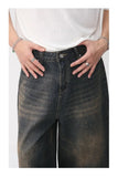 Coverwin Y2k Vintage Black Wide-leg Jorts