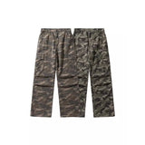 Coverwin  Parachute Cargo Pants Men American 2024 Summer New Fold Camouflage Casual Pants for Man Fashion Streetwear