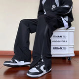 Coverwin Fashionable and fresh Korean style sports casual pants American street retro popular Y2K personalized men's loose straight pants