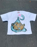 Coverwin Harajuku hot sell cartoon graphic t shirts men y2k tops streetwear all cotton oversized t shirt gothic goth clothes men clothing