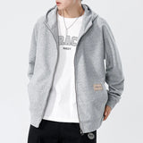 Coverwin Autumn Winter 2024 New Hooded Jackets Men Baggy Cardigan Stand Collar Korean Mens Coat Jogger Gym Tracksuit Mens