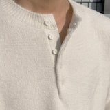 Coverwin V-Neck Knit Sweater