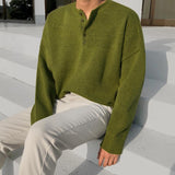 Coverwin V-Neck Knit Sweater