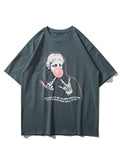 Coverwin Men's Bubble Statue Graphic Tee