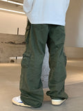 Coverwin Men's Multi Pockets Loose Cargo Pants