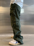 Coverwin Men's Multi Pockets Loose Cargo Pants