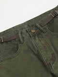 Coverwin Men's Multi Pockets Loose Cargo Pants