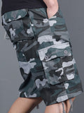 Coverwin Men's Camo Cargo Shorts