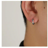 Coverwin Wave Hoop Earrings
