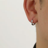 Coverwin Wave Hoop Earrings