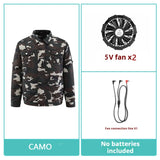 Coverwin 2025 New Sleeveless Men's Summer Outdoor Sunscreen Work Clothes Men's Intelligent Fan Cooling Air Conditioning Clothes