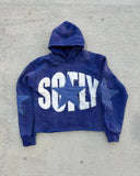 Coverwin Gothic Retro Harajuku Star Embroidered Letter Oversized Hoodie Men's And Women's Y2K American Hip-hop New Trend Sports Hoodie